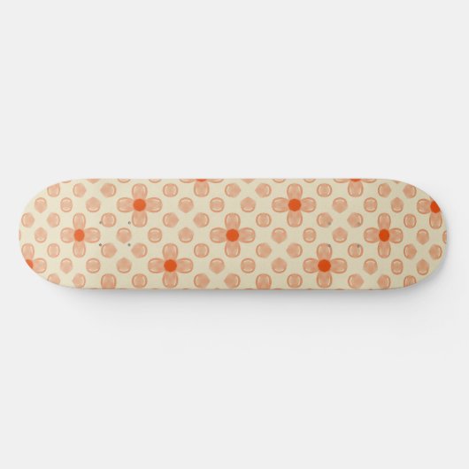 Dainty Dot Florals Persoonlijk Skateboard (Horizontaal)