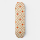 Dainty Dot Florals Persoonlijk Skateboard (Voorkant)