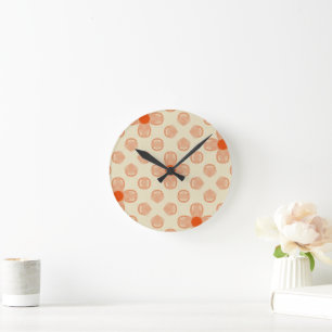 Dainty Dot Florals Ronde Klok