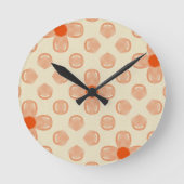 Dainty Dot Florals Ronde Klok (Voorkant)