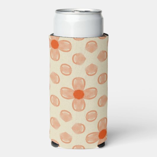 Dainty Dot Florals Seltzer Blikjeskoeler (Seltzer Voorkant)