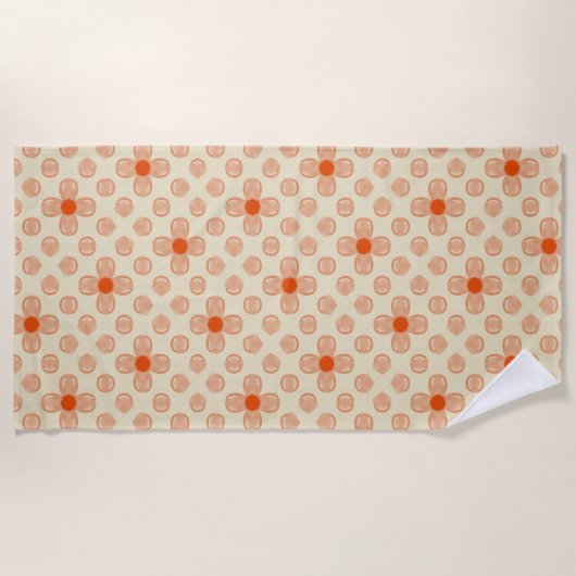 Dainty Dot Florals Strandlaken (Voorkant)