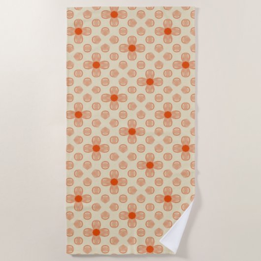 Dainty Dot Florals Strandlaken (Voorkant)