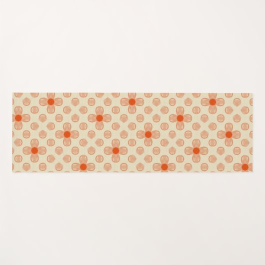 Dainty Dot Florals Yogamat (Voorkant (horizontaal))