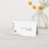 Dainty Elegance Wedding Plaatskaartje (Achterkant)