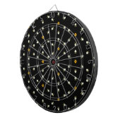 Dainty Floral Pattern Dartbord (Voorkant Rechts)
