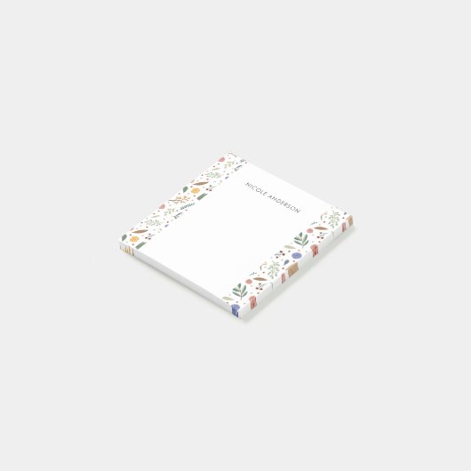 Dainty Floral Post-it® Notes (Schuin)