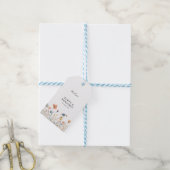 Dainty Floral Wildflower Wedding Dank u Cadeaulabel (Met Touw)