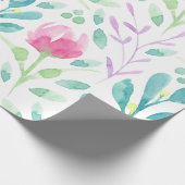 Dainty Florals in Waterverf Cadeaupapier (Hoek)