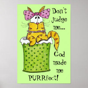 Dainty Garbage Kat Poster