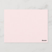 Dainty Girly Pastel Tea Cup-kaart Briefkaart (Achterkant)