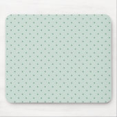 Dainty Green Polka Dots Pattern on Lighter Green Muismat (Voorkant)