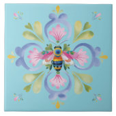 Dainty Honey Bee Unique Accent Tegeltje (Voorkant)