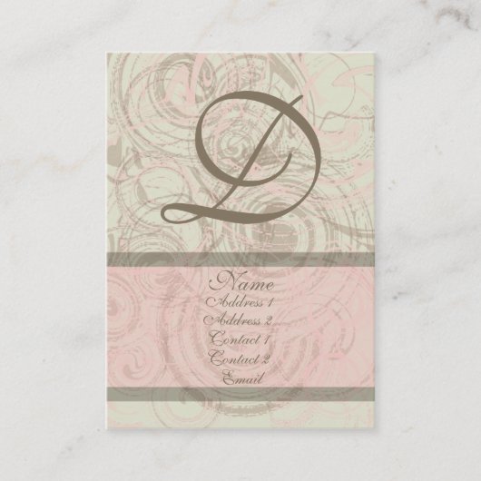 Dainty in het Visitekaartje Pink Chubby (Voorkant)