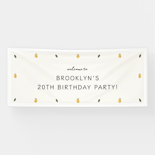 Dainty Lemon Party Spandoek (Horizontaal)