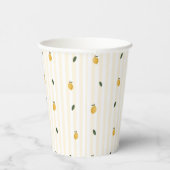 Dainty Lemon Pattern Party Paper cup Papieren Bekers (Rechts)