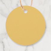 Dainty Lemon Verjaardag Dank u Bedankjes Labels (Achterkant)