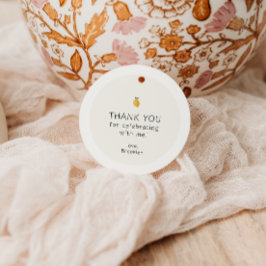 Dainty Lemon Verjaardag Dank u Bedankjes Labels