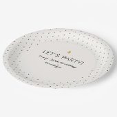 Dainty Lemon Verjaardag Papieren Bordje (Gekanteld)