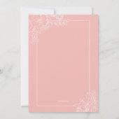 Dainty Lingerie Vrijgezellenfeest Kaart (Achterkant)