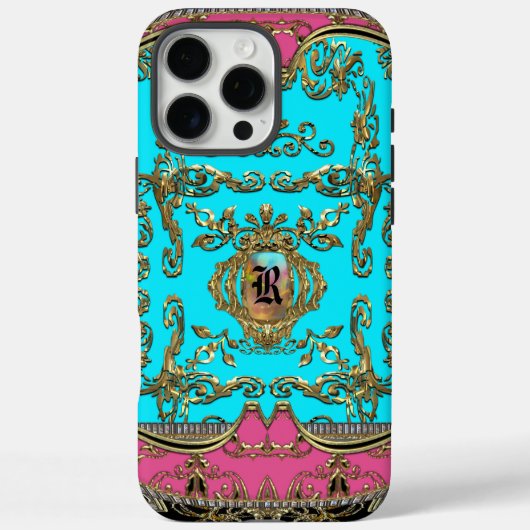 Dainty Nora-monogram Case-Mate iPhone Case (Achterkant)