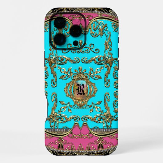 Dainty Nora-monogram iPhone Hoesje (Achterkant)
