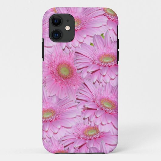 Dainty Pastel Pink Gerber Flowers Case-Mate iPhone Case (Achterkant)
