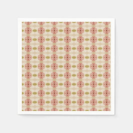 Dainty Pink Floral Patterned Servet