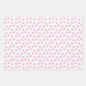 Dainty Pink Posies Inpakpapier Vel (Voorkant)