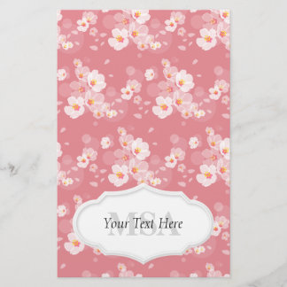 Dainty Plum Blossom Briefpapier