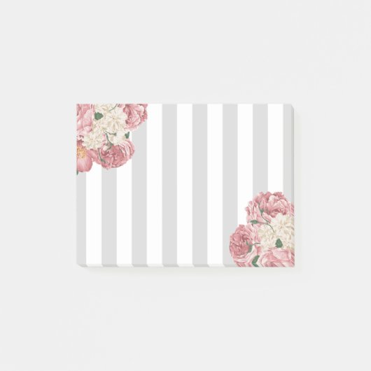 Dainty, Roos en Stripes Post-it® Notes (Voorkant)