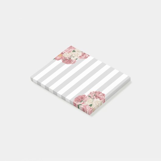 Dainty, Roos en Stripes Post-it® Notes (Schuin)