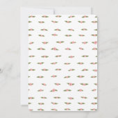 Dainty Rozen Handgemaakte CUSTOM Vrijgezellenfeest Kaart (Achterkant)