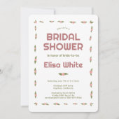 Dainty Rozen Handgemaakte CUSTOM Vrijgezellenfeest Kaart (Voorkant)