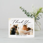 Dainty Sprinkles FOLIE Dank u Briefkaart (Staand Voorkant)