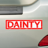 Dainty Stamp Bumpersticker (Op auto)