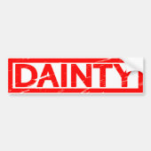 Dainty Stamp Bumpersticker (Voorkant)