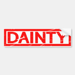 Dainty Stamp Bumpersticker