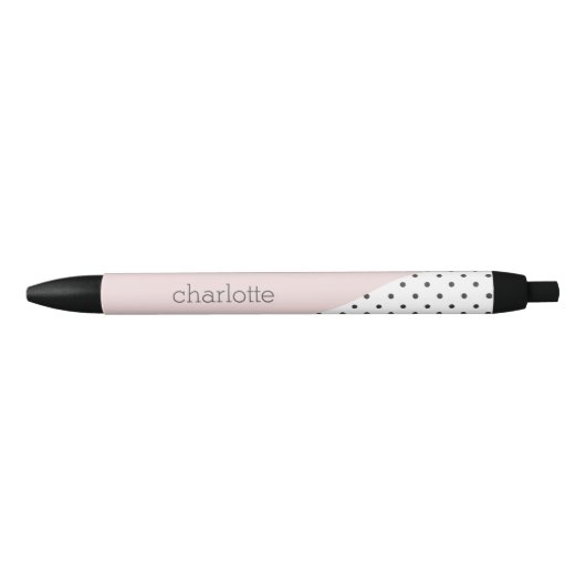 Dainty Stippen Zwarte Inkt Pen (Voorkant)