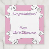 Dainty Sweetpeas Bedankjes Labels (Achterkant)