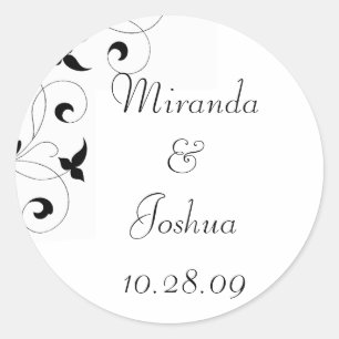 Dainty Vine Ronde Sticker