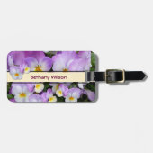 Dainty Violas ~ Bagagelabel (Voorkant horizontaal)