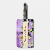 Dainty Violas ~ Bagagelabel (Achterkant verticaal)