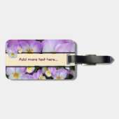 Dainty Violas ~ Bagagelabel (Achterkant horizontaal)