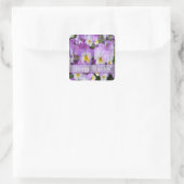 Dainty Violas ~ Birthday Sticker (Tas)