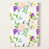 Dainty Waterverf Pioenrozen en Wisterias Floral Planner