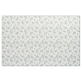 Dainty White Green Floral Pattern Stof (Fat Quarter)