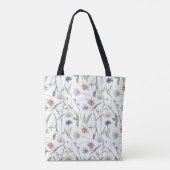 Dainty wilde bloemen tote bag (Achterkant)
