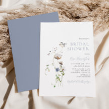 Dainty Wildflower Dusty Blue Vrijgezellenfeest