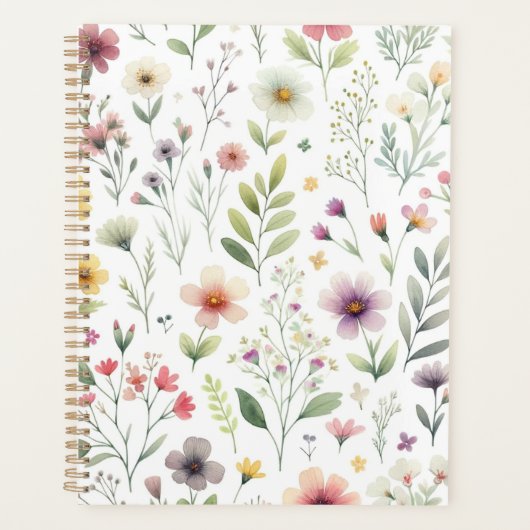 Dainty Wildflower Planner (Voorkant)